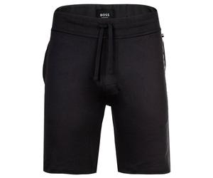 BOSS Herren Sweatshorts - Authentic Shorts, kurze Hose, Loungewear, Baumwolle, Logo Schwarz 001 XL