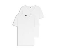 BOSS Herren T-Shirt, 100 Weiß, M