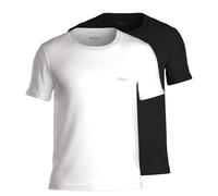 BOSS Herren T-Shirt, 2er Pack - B-TShirtRN 2P Comfort, Unterhemd, Kurzarm, Rundhals Schwarz/Weiß 5XL