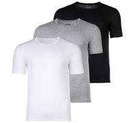 BOSS Herren T-Shirt, 3er Pack - RN 3P Classic, Rundhals, Kurzarm, Cotton, uni Schwarz/Grau/Weiß M