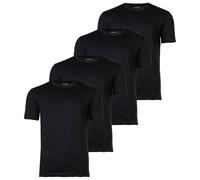 BOSS Herren T-Shirt, 4er Pack - TShirtRN Comfort, Unterhemd, Rundhals, Cotton Schwarz M
