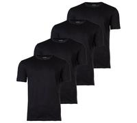 BOSS Herren T-Shirt, 4er Pack - TShirtRN Comfort, Unterhemd, Rundhals, Cotton Schwarz / XL XL Schwarz