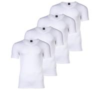 BOSS Herren T-Shirt, 4er Pack - TShirtVN 2P Modern, Unterhemd, V-Neck, Stretch Weiß S