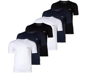 BOSS Herren T-Shirt, 6er Pack - RN 6P Classic, Rundhals, Kurzarm, Cotton, uni M Weiß
