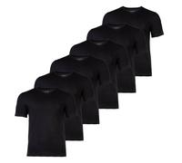 BOSS Herren T-Shirt, 6er Pack - TShirtVN Classic, Unterhemd, V-Neck, Cotton Schwarz XL