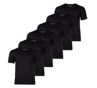 BOSS Herren T-Shirt, 6er Pack - TShirtVN Classic, Unterhemd, V-Neck, Cotton XXL Schwarz