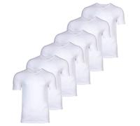 BOSS Herren T-Shirt, 6er Pack - TShirtVN Classic, Unterhemd, V-Neck, Cotton XXL Weiß
