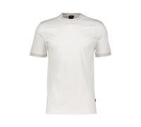 BOSS Slim-Fit T-Shirt aus merzerisierter Baumwolle mit Kontrast-Streifen - Style H-Tessler 200, 50543858 Weiß L