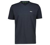 BOSS Green T-Shirt mit V-Ausschnitt in Marine, Größe L