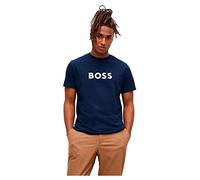 BOSS Herren T-Shirt RN Shirt Crew-Neck UV-Protection UPF 50, Farbe:Blau, Artikel:-413 navy, Größe:L