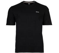 BOSS T-Shirt mit Label-Stitching in Black, Größe L