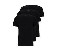 BOSS Herren T-Shirts aus Baumwolljersey mit Rundhalsausschnitt, 3er-Pack, Dark Soil Black, XL