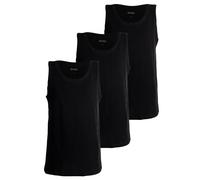 BOSS Herren Tank Top, 3er Pack - 3P Classic, Unterhemd, ohne Arm, Rundhals, Cotton Schwarz L