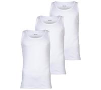 BOSS Herren Tank Top, 3er Pack - 3P Classic, Unterhemd, ohne Arm, Rundhals, Cotton Weiß L