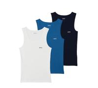 BOSS Herren TankTop3P RibClassic Dreierpack Unterhemden aus RIPP-Baumwolle