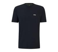 BOSS Green T-Shirt Tee V – V-Ausschnitt, 95% Baumwolle/5% Elasthan, Marine – Herren Gr. M