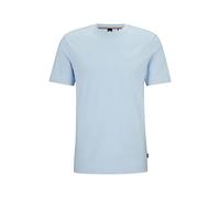 BOSS Herren Thompson 01 T-Shirt aus Baumwoll-Jersey mit Logo-Detail Hellblau XL