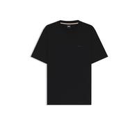 BOSS Herren Thompson 01 T-Shirt aus Baumwoll-Jersey mit Logo-Detail Schwarz001 L