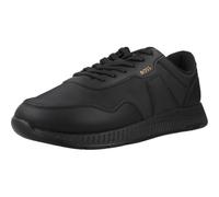 BOSS Lowtop Sneakers mit strukturiertem Obermaterial - Style Titanium_Runn_nypuN, 50536481 Schwarz 39