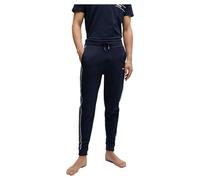 BOSS Jogginghose aus Baumwoll-Mix mit Logo-Stickerei - Style Tracksuit Pants, 50511052 Dunkelblau L