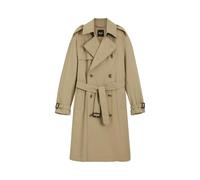 BOSS Wasserabweisender Trenchcoat aus Baumwoll-Twill - Style H-JaredTrenchB1_263F, 50564567 Beige 56