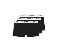 BOSS Black Herren Trunks schwarz / weiß, Größe XXL Schwarz / Weiß