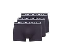 BOSS Herren Trunk 3P CO/EL Dreier-Pack Boxershorts aus Stretch-Baumwolle mit Logos am Bund