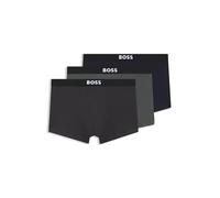 Trunk BOSS "3P Trunk BOSS ONE", Herren, Gr. XXL, bunt (open miscellaneous 973), Jersey, Obermaterial: 95% Baumwolle, 5% Elasthan, Unterhosen, mit unifarbenen Bund (87072633-XXL) open miscellaneous 973