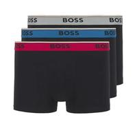 BOSS Herren Trunk 3P Power Dreier-Pack Boxershorts aus Stretch-Baumwolle mit Logos