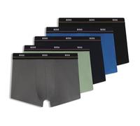BOSS Boxershorts Essential Trunk 5er-Pack grau/grün/blau Größe S