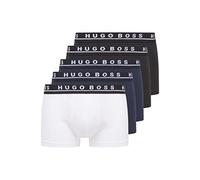 BOSS Herren Trunk 5P CO/EL Fünfer-Pack Boxershorts aus Stretch-Baumwolle mit Logo am Bund