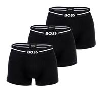 BOSS Herren Trunks, 3er Pack - 3P Bold, Boxershorts, Cotton Stretch, Logo, uni Schwarz 2XL