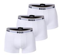 BOSS Hugo Herren Trunk 3p Co/EL Boxershorts, New - White100, M