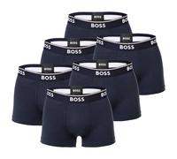 BOSS Herren Trunks, 6er Pack - 6P Power, Boxershorts, Cotton Stretch, Logo, uni Dunkelblau / 2XL XXL Blau