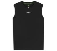BOSS Active Ärmelloses T-Shirt aus schnell trocknendem Gewebe mit Logo - Style TS_TOC Serve Tank, 50559138 Schwarz XXL