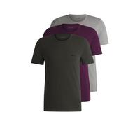 BOSS Dreier-Pack T-Shirts mit Logo-Stickerei - Style TShirtRN 3P Classic, 50505810 Grau XL