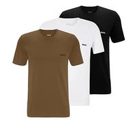 BOSS Herren TShirtRN 3P Classic Dreierpack Markenunterwäsche T-Shirts aus Baumwolle, -265 schwarz/weiß/beige, M
