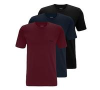 BOSS Herren TShirtRN 3P Classic Dreierpack Markenunterwäsche T-Shirts aus Baumwolle, -977 Navy/BlackBerry/Black, M