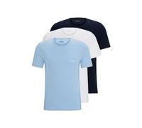 BOSS Herren TShirtRN 3P Classic Dreierpack T-Shirts aus Baumwolle Hellblau M