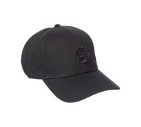 BOSS Herren Twill-Kappe mit Auffälligem Logo in der Mitte Baseballkappe, schwarz-Carbon, Einheitsgröße