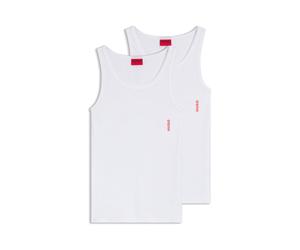 BOSS Herren Unterhemden 2er-Pack, weiss, Gr. M