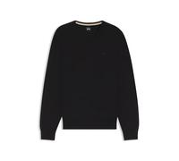 BOSS Pullover aus Baumwolle mit V-Ausschnitt - Style Upacello-L, 50556524 Schwarz XL