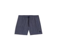 BOSS Badeshorts mit feinem Print und Logo-Badge - Style Vibe, 50518968 Blau L