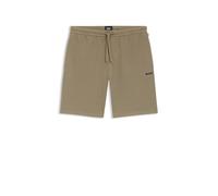 BOSS Herren Waffle Shorts Pyjama-Shorts aus Baumwoll-Mix mit Logo-Stickerei