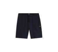 BOSS Herren Waffle Shorts Pyjama-Shorts aus Baumwoll-Mix mit Logo-Stickerei