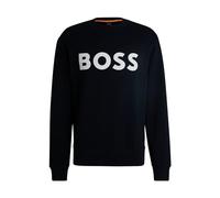 Sweatshirt BOSS ORANGE Gr. S, blau (dark blue) Herren Sweatshirts mit Rundhalsausschnitt (54053029-S)