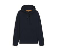 BOSS Herren WeSmallhood Fleece-Hoodie aus Baumwoll-Terry mit kontrastfarbenem Logo