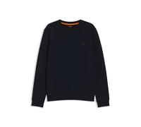 Sweatshirt BOSS ORANGE "Westart", Herren, Gr. S, blau (404_schwarz_blau), Sweatware, Obermaterial: 100% Baumwolle, unifarben, regular fit normal, Rundhals, eingesetzt Bündchen, Sweatshirts Sweatshirt,