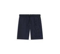 Hugo Boss Badeshorts Style Whale – schnell trocknend, 3D‑Logo-Stickerei – Dunkelblau XXL