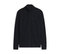 BOSS Herren Zestart Jacke aus Baumwoll-Terry mit Reißverschluss und Logo-Aufnäher